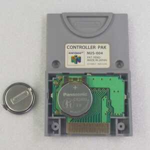 N64 コントローラーパック 内蔵電池交換済み ソケット式変更 Nintendo 任天堂 ニンテンドー64 風来のシレン④