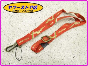 ☆新品未使用アクセサリー☆ 純正(886800) ネックストラップ レッド モトグッチ MotoGuzzi 13-93.17