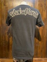 K231 メンズ Tシャツ WACKO MARIA ワコマリア 半袖 バック プリント グレー 灰 Vネック RUDE ルード / S 全国一律送料370円_画像7