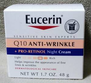 ■送料無料■ユーセリン Q10アンチリンクル＋プロレチノールナイトクリーム 48g Eucerin Anti-Wrinkle
