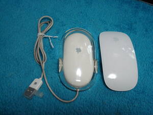 apple純正マウス USB接続光学マウス apple M5769 & apple ワイヤレスマウス apple A12963Vdc 送料無料