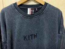 中古美品　KITH キス　COMBO KNIT CREWNECK　クルーネック　スウェット　トレーナー　ブラック-Lサイズ_画像5