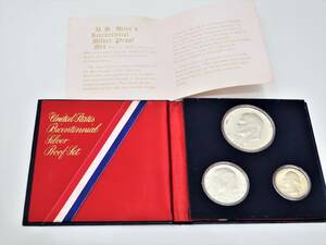 1776-1976 アメリカ合衆国造幣局 バイセンテニアル シルバー プルーフセット us mint bicentennial silver proof set