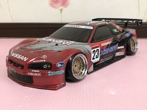 送料無料 1/10 日産 スカイライン GT-R R34 ザナヴィ ニスモ レーシングカー ラジコン ボディ タミヤ TAMIYA NISSAN SKYLINE XANAVI NISMO