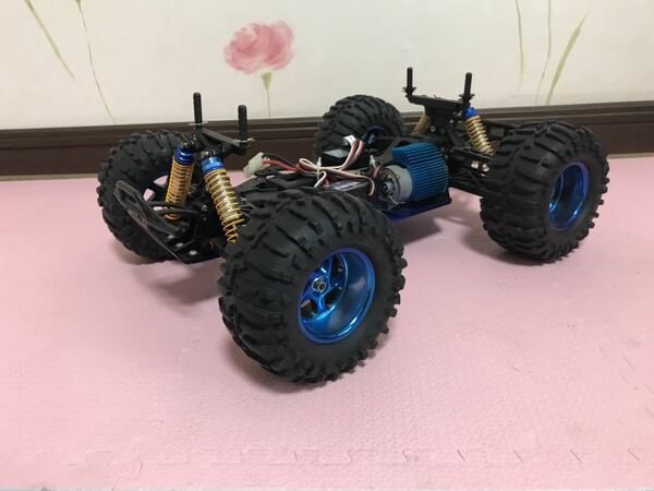 送料無料　オフロードカー　電動　メカ付き　ラジコン車体　バギー　クロカン　アルミシャーシ　サスペンション