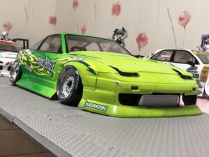 送料無料 1/10 日産 180SX BNスポーツ ドリフト ラジコン ボディ パンドラ PANDORA NISSAN BN SPORTS RC BODY DRIFT