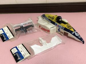 送料無料 1/10 ウィリアムズ ホンダ FW11 F1 タミヤ ラジコンボディ カワダ フロント/リアウィング TAMIYA WILLIAMS HONDA RC BODY