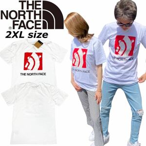 ザ ノースフェイス Tシャツ ボックス 半袖 メンズ レディース NF0A5GMM 白 2XLサイズ 前ロゴ THE NORTH FACE S/S LOGO PLAY T 新品