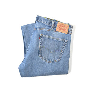 【送料無料】リーバイス 505 ストレート ジーンズ デニムパンツ ジーパン Levis W38 L30 アメカジ 大きいサイズ 古着 EA0090