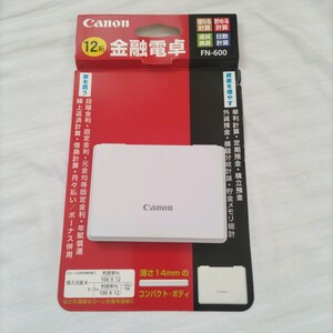 Canon 金融電卓 12桁 FN-600 ジャンク品