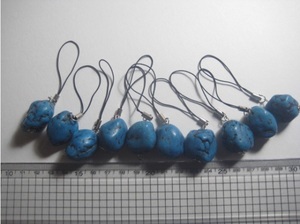  new goods *. turquoise large grain strap *10 pcs set * addition possibility 