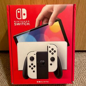 Nintendo Switch 有機ELモデル Joy-Con (L)/(R)ホワイト【中古品】
