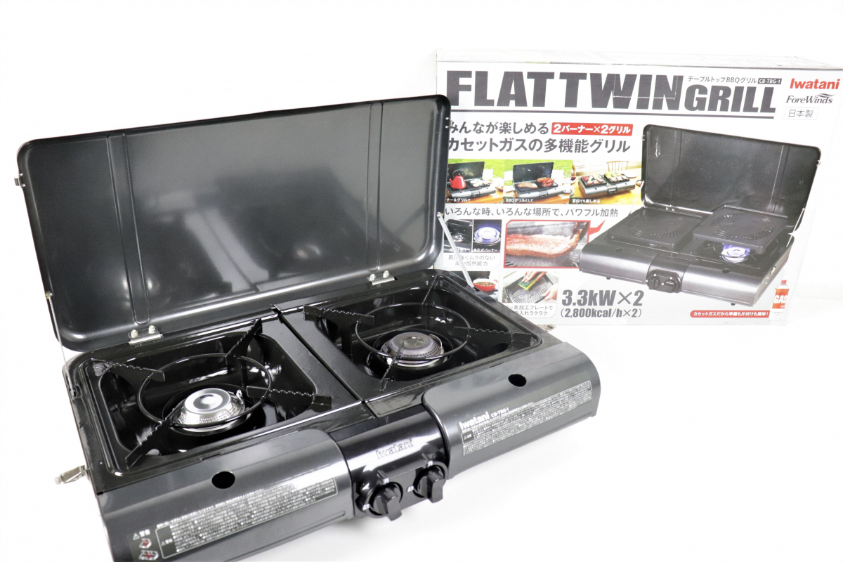 ヤフオク! -「iwatani イワタニ テーブルトップbbqグリル フラット