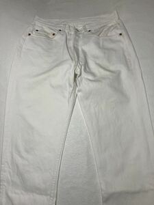 W32 ◆ LEVI’S ◆ リーバイス501 90s USA製 ホワイト ジーンズ 約W79 L80cm 白