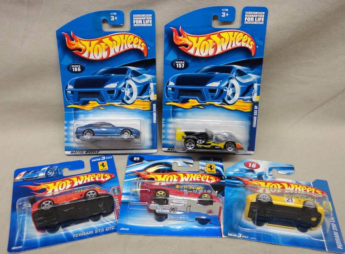 ホットウィール フェラーリ 5PACK【L8243】 ミニカー 新品非売品 www