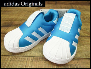 Бесплатная доставка New adidas Originals Adidas 21AW FZ2992 SS 360 Rubber Sheltre Slip -на кроссовках Blue 14.0 см ③