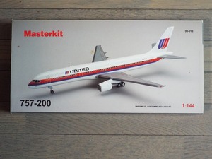  free shipping! master kit 1/144bo- wing 757-200 # 98-013 United Airlines 