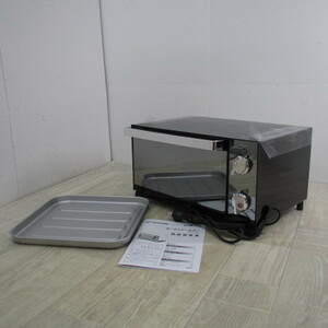 5004PS【未使用】アイリスオーヤマ トースター オーブントースター 4枚焼き 温度調整機能付き POT-413-B