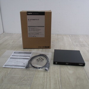 5063PS【未使用】ロジテック 外付け ブルーレイドライブ Blu-ray USB3.2 Gen1(USB3.0) UHDBD対応 Win/Mac ブラック LBD-PWB6U3SBK/E