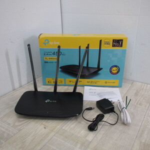 5115PS【未使用】TP-Link WiFi 無線LAN ルーター TL-WR940N 450Mbps 11n/g/b 【 利用推奨環境 4人 3LDK 2階建 】