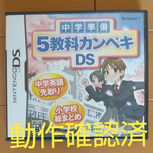 中学準備 5教科カンペキ DS DSソフト 5教科 Benesse 中学 準備