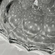 ガラス食器　クリスタルガラス　食器　キッチン用品　昭和レトロ　大皿　深皿_画像4