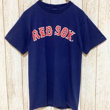 MLB Boston RedSox ボストン・レッドソックス オルティス プリント Tシャツ S メジャーリーグ USA古着 アメリカ古着_画像2