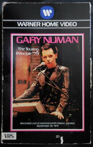 GARY NUMAN Newman |The Touring Principle '79 rare * original 1981 year American VHS boxed 