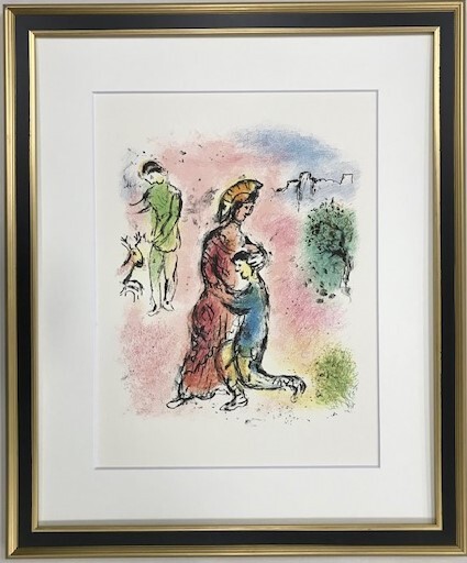 【特価】 ≪ マルク・シャガール ≫ リトグラフ【 石版画 】 ULYSSE SE FAIT CONNAITRE 1987年 DIE ODYSSEE
