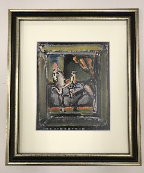 【特価】 ≪ ジョルジュ・ルオー ≫ エリオグラビュール L' ECUYERE 1962年 GEORGES ROUAULT