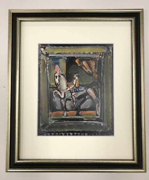 【特価】　≪　　ジョルジュ・ルオー　　≫　　エリオグラビュール　　L'　ECUYERE　　1962年　　GEORGES ROUAULT