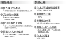 【セット商品と同梱で送料無料】【プラススモーク パーツ単品販売】【サイドor小窓フィルム左右セット】車種別カット済みカーフィルム_画像8