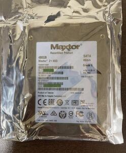 SEAGATE Maxtor Z1 SSD 2.5インチSATA 480GB YA480VC10001(メーカー再生品)