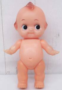  Showa Retro that time thing * large . toy * kewpie doll doll * push . tweet pipe attaching sofvi *MADE IN JAPAN made in Japan *21cm * retro pop fancy 