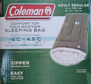 コールマン　寝袋 