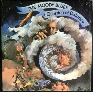 Moody Blues ムーディ・ブルース A Question Of Balance クエスチョン・オブ・バランス Threshold SMAS 93329 / 1974 [USA盤] / ポスター