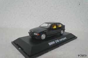 シュコー BMW 316i コンパクト E36 1/43 ミニカー 黒紺系