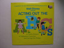 ＊【LP】WALT DISNEY presents ACTING OUT THE ABC’S（3945）（輸入盤）_画像1