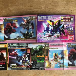 凹SDガンダム56全7種ディスティニーガンダムムラサメガナーザクウォーリアガンダムエアマスターザクIIガンダムコアファイター