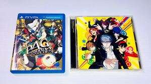 PS VITA 用 ソフト ペルソナ4 ザ・ゴールデン+サントラCD 箱説付き CD特典シール 帯付き バラ売り無し 値下げ無し