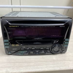 ADDZEST CD/MD TUNER/COMPACT DISC/MINI DISC PLAYER WITH SPECTRUM ANALYZER MDZ416 operation not yet verification Junk 