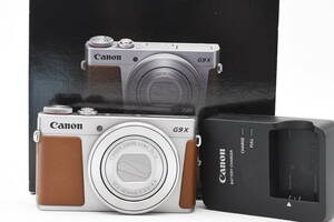 Canon キヤノン Power Shot パワーショット G9 X Mark II シルバー コンパクトデジタルカメラ 元箱付き (t1325)