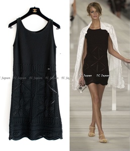  Chanel One-piece CHANEL black * knitted * no sleeve model have on collection appearance F34