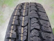 K 送料無料 ゴツゴツ デイトナ 12 4H100 4J+40 新品 マッドスター ホワイトレター 145/80R12 80/78N 6PR N-VAN エブリィ ハイゼット 軽トラ_画像9