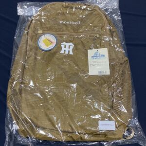  unopened unused Hanshin Tigers Mont Bell collaboration poketabru light pack 13 liter rucksack Brown olive 