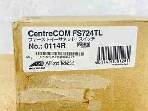 未使用品 Allied Telesis アライドテレシス CentreCOM FS724TL ファーストイーサネット スイッチ/ I4-6033在