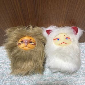作家様製 ぬいぐるみ ハンドメイド アートドール お狐様とお狸様 2体セット