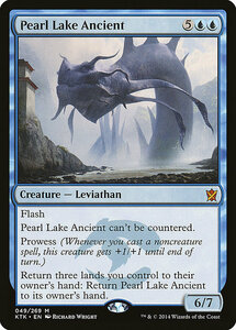 MTG ■青/英語版■《真珠湖の古きもの/Pearl Lake Ancient》★FOIL★ タルキール覇王譚 KTK