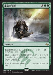 MTG ■緑/日本語版■《巫師の天啓/Shamanic Revelation》★FOIL★ 運命再編 FRF