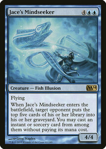 MTG ■青/英語版■《ジェイスの精神追い/Jace's Mindseeker》基本セット2014 M14